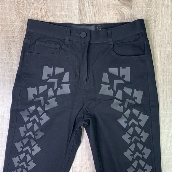 NWT Alexander Wang X H&M Diamond Cut Skinny Jeans - Picture 3 of 9